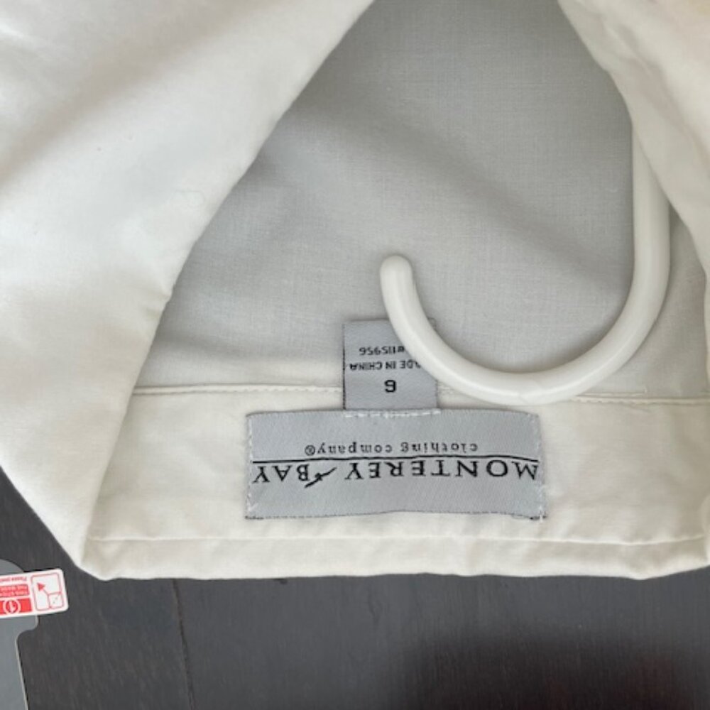 Women's Monterey Bay Long Sleeve Blouse White - Picture 3 of 4